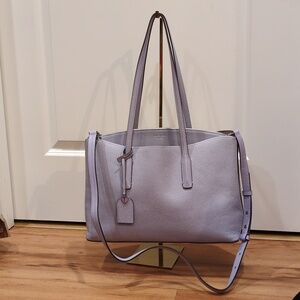Kate Spade Margaux Large Work Tote Frozen Lilac Purple Laptop Pocket Crossbody